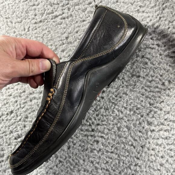 Cole Haan Shoes Mens 11 W Brown Leather Loafer Comfort Tucker Venetian Slip On - Picture 7 of 13